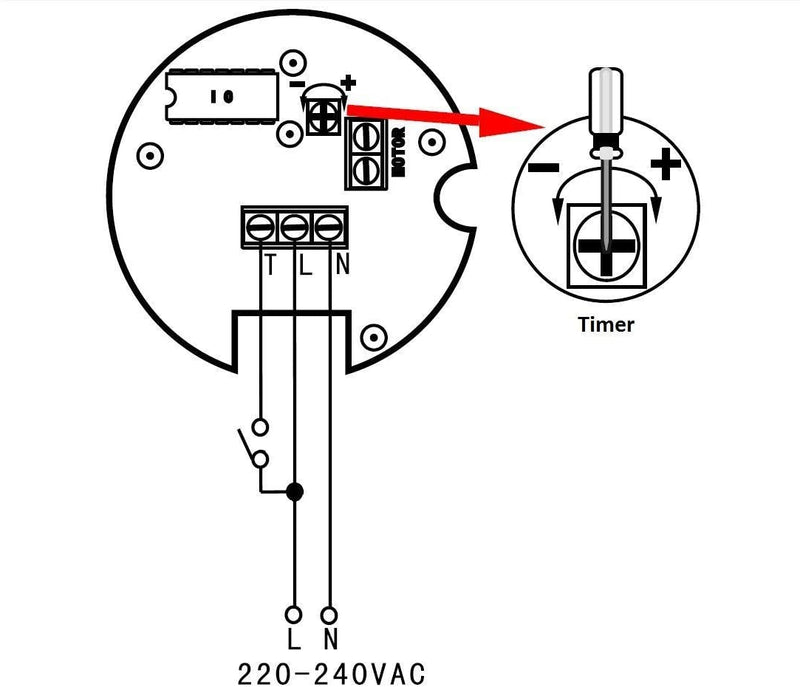 Extracteur d'air pour salle de bain avec rétroéclairage LED et hygrostat 100 mm / 4" - BFS100LH
