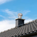 Schoorsteenopzetstuk bolvormig 200 mm schoorsteenkap schoorsteenopzetstuk STERR