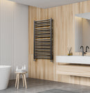 LVR12050B-3D - Zwarte verticale radiator 3D 120/50