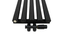ZVR18033B - Zwarte verticale radiator 180/33